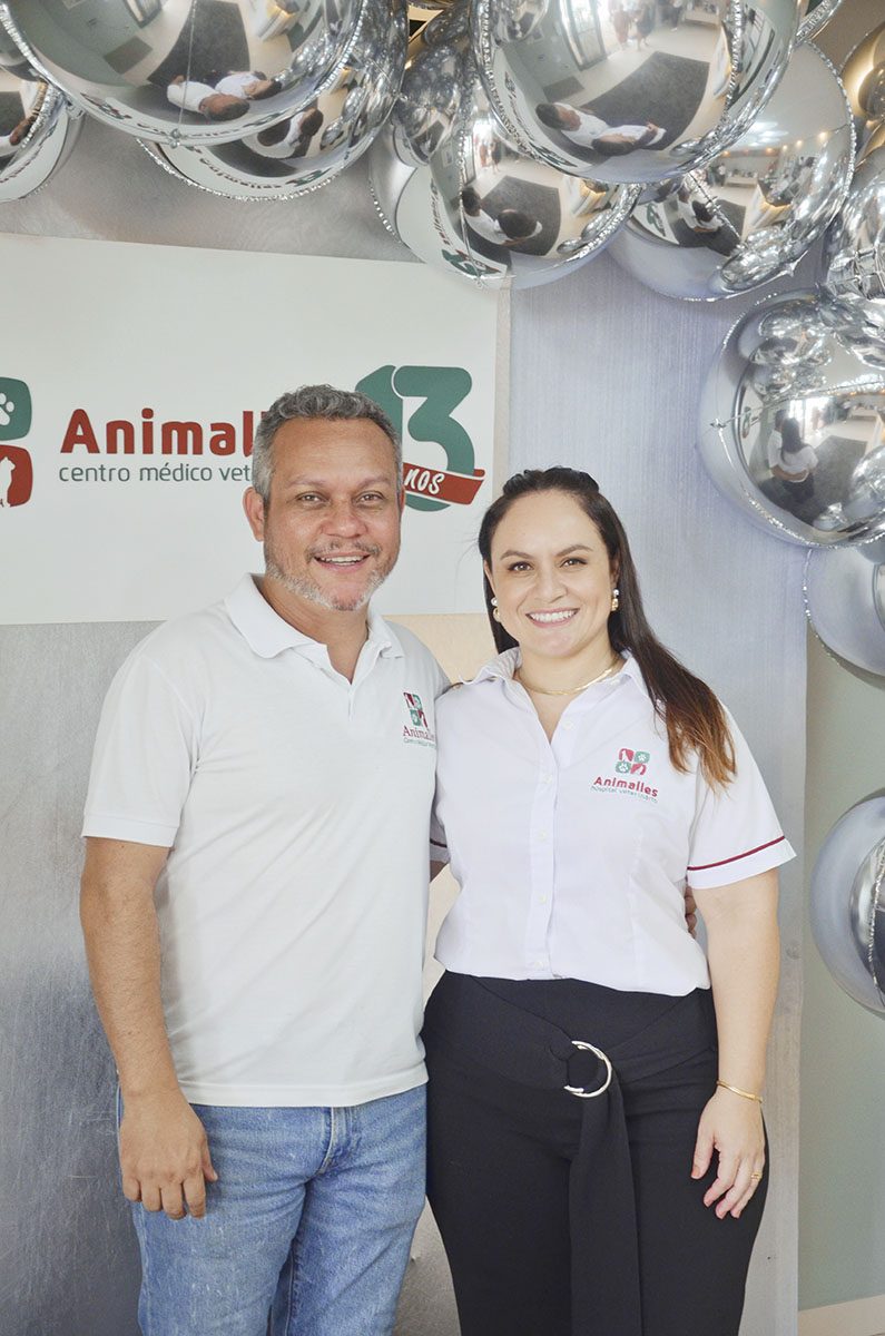 Dr. Alex e Dra. Aline, fundadores da Animalles